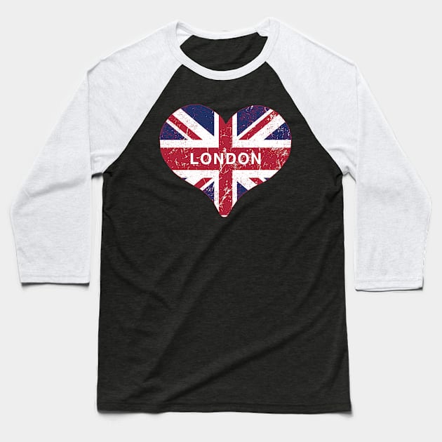 I Love London Baseball T-Shirt by Flippin' Sweet Gear